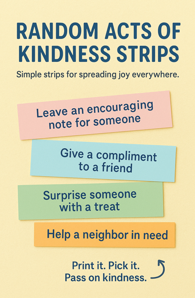 Random Acts of Kindness Strips